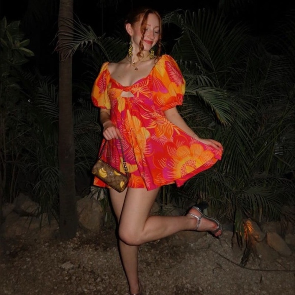 FARM Rio Summer Garden Mini Dress